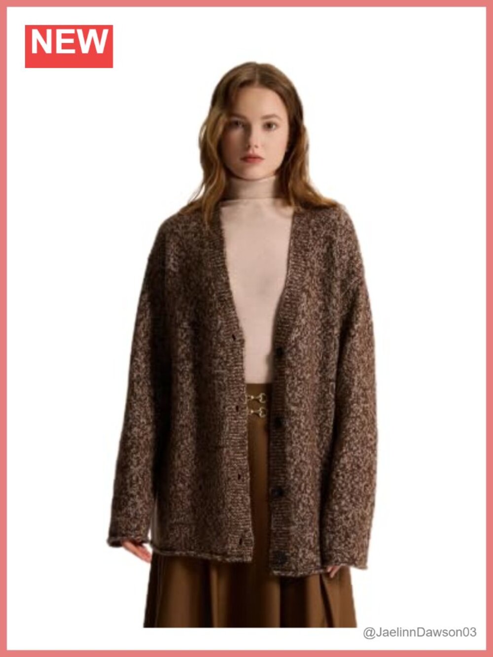 Cashmere Maxi Cardigan Oversize V Neck Loose Warm Long Sleeve Coat